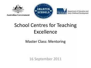 School Centres for Teaching Excellence