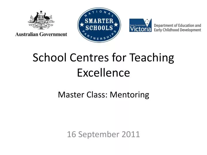 school centres for teaching excellence