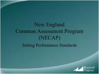 New England Common Assessment Program (NECAP)
