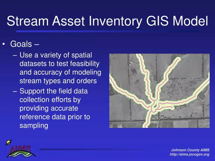 stream asset inventory gis model