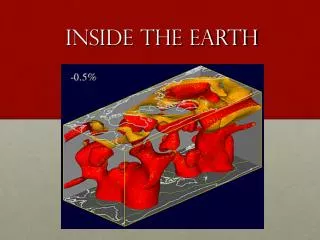 Inside the Earth