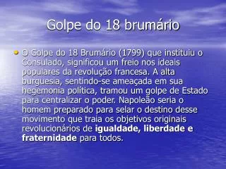golpe do 18 brum rio