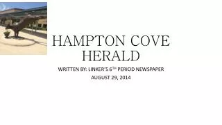 HAMPTON COVE HERALD