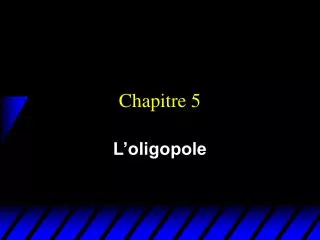 chapitre 5