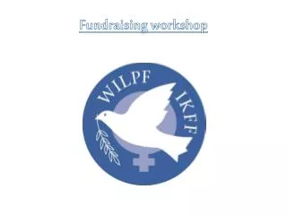 Fundraising workshop