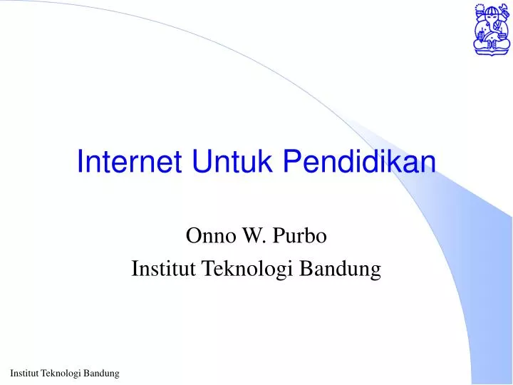 internet untuk pendidikan