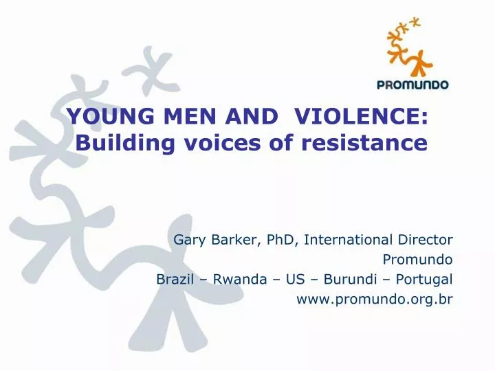 young men and violence building voices of resistance