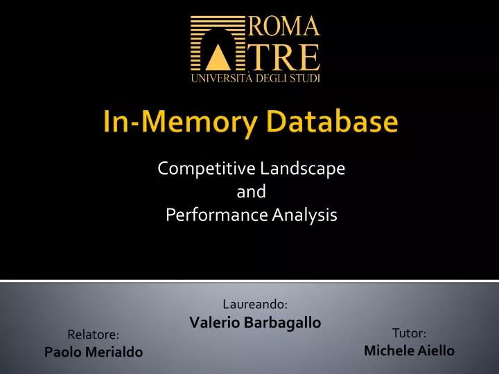 competitive landscape and performance analysis