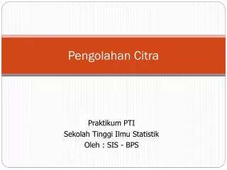 pengolahan citra