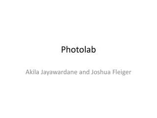 Photolab