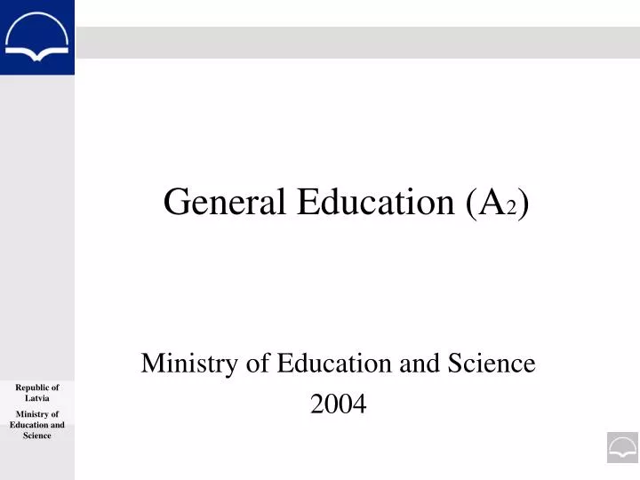 general education a 2
