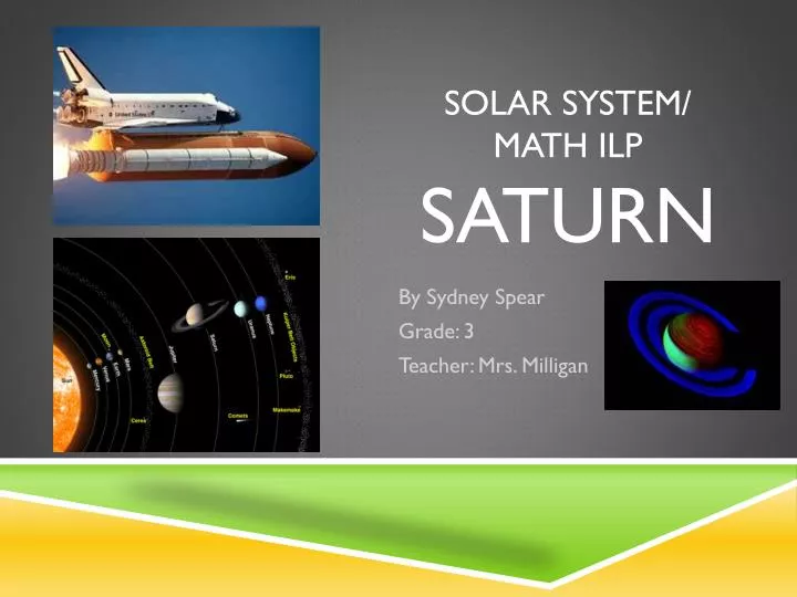 solar system math ilp saturn