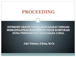 proceeding
