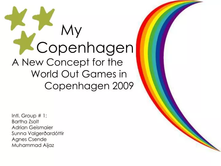 my copenhagen a new concept for the world out games in copenhagen 2009