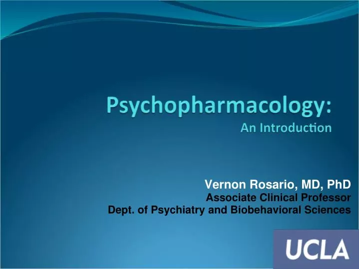 vernon rosario md phd associate clinical professor dept of psychiatry and biobehavioral sciences