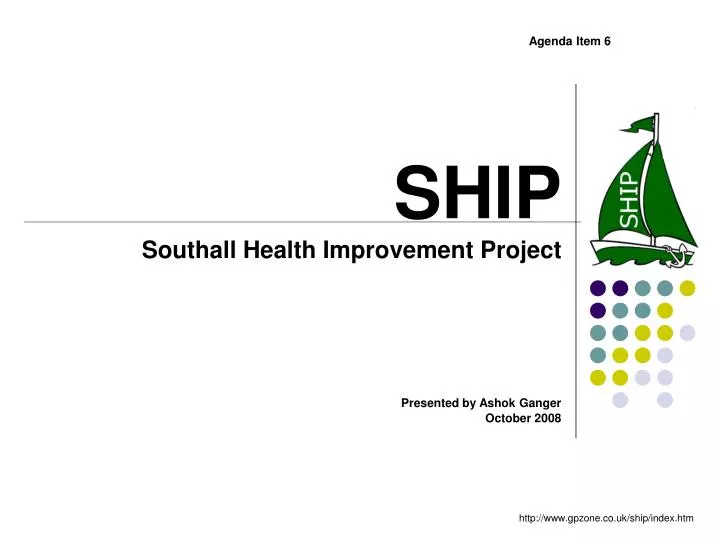 ship southall health improvement project