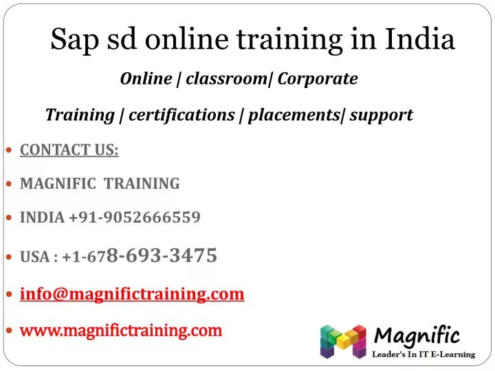 sap sd online training in india