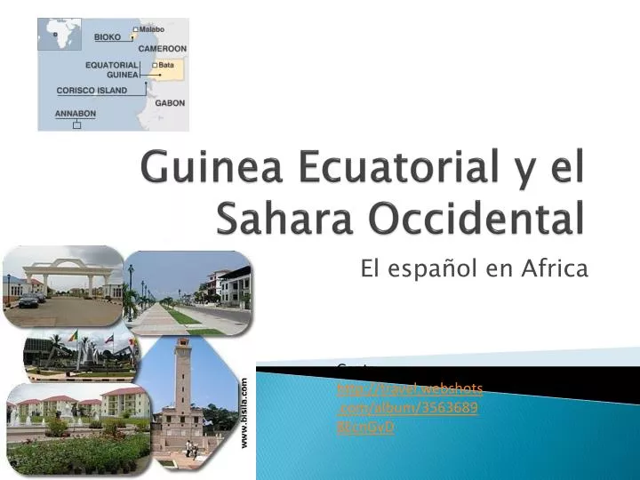 guinea ecuatorial y el sahara occidental
