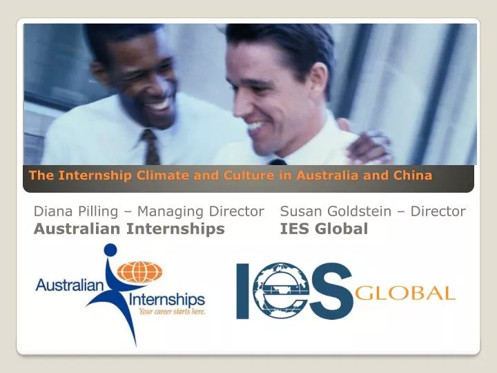 diana pilling managing director susan goldstein director australian internships ies global