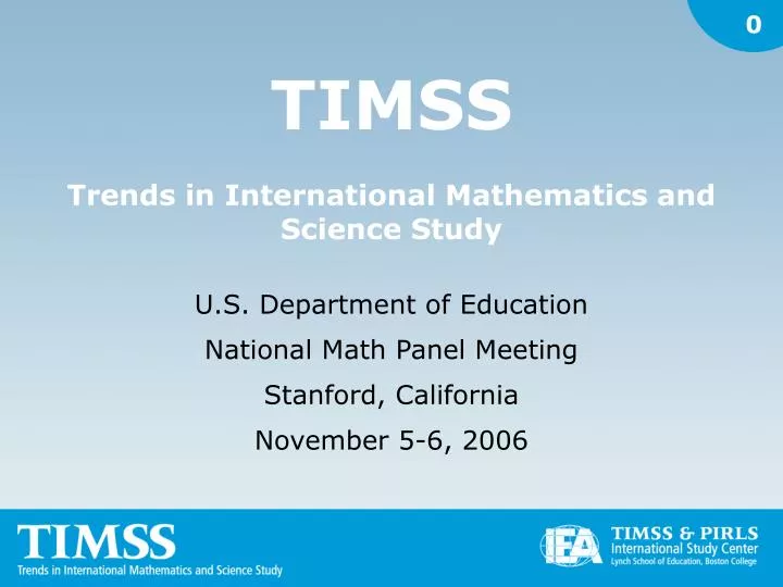 timss trends in international mathematics and science study