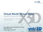 Virtual World, Virtual Class - slide 1