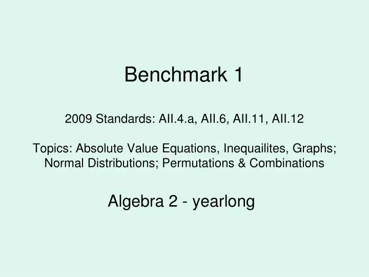 algebra 2 yearlong