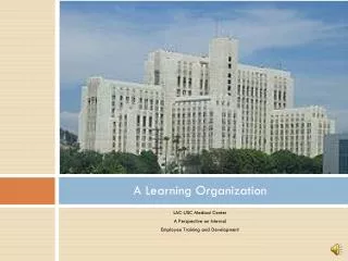 A Learning Organization