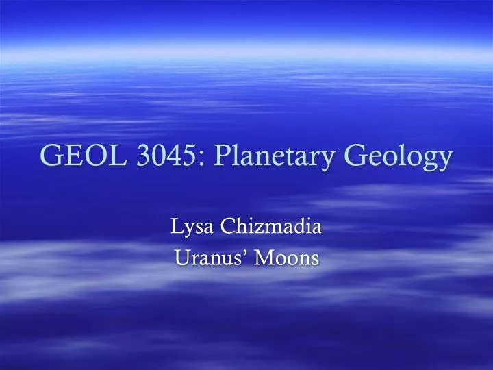 geol 3045 planetary geology