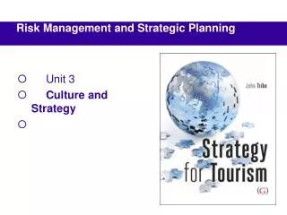 Risk Management and Strategic Planning