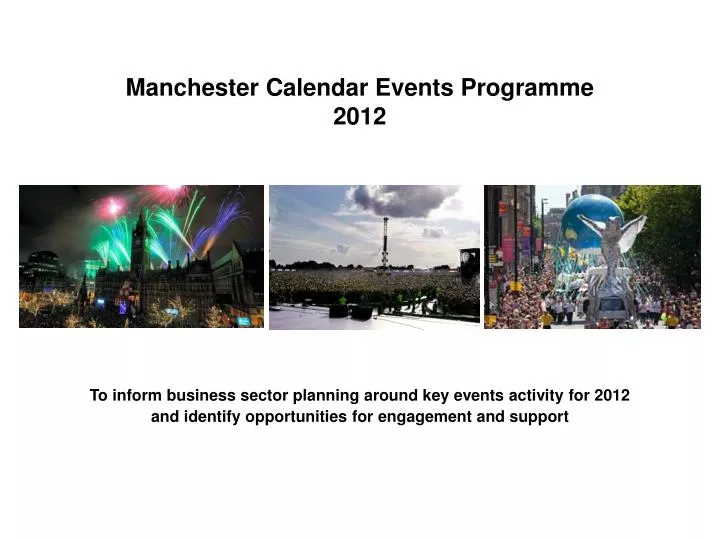 PPT Manchester Calendar Events Programme 2012 PowerPoint Presentation