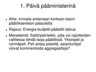 1 p iv p ministerin