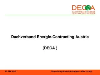 dachverband energie contracting austria deca