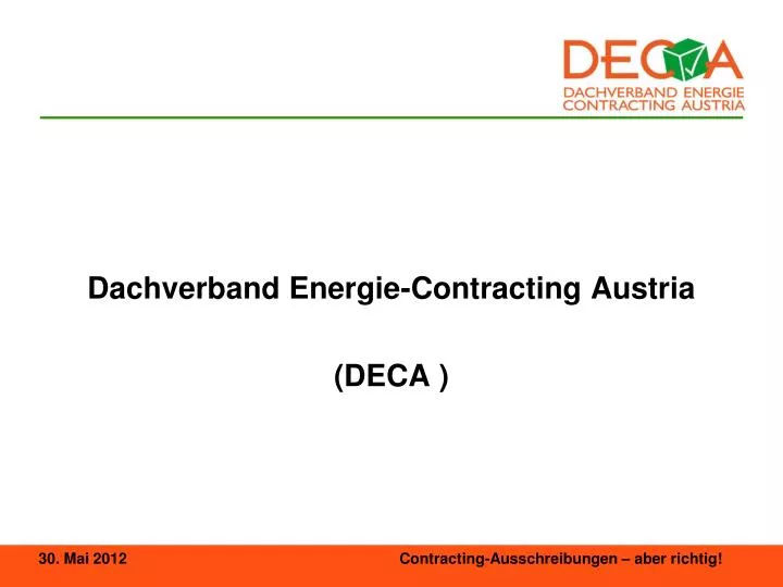 dachverband energie contracting austria deca