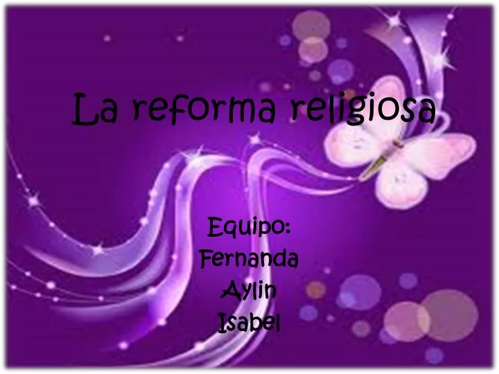 la reforma religiosa
