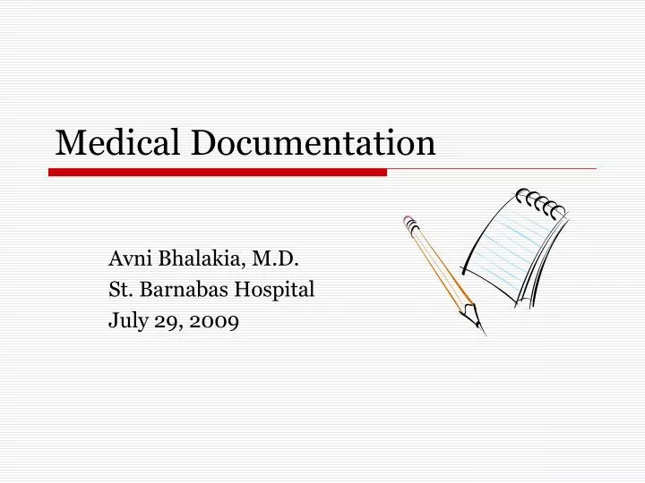 medical documentation