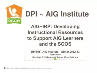 DPI ~ AIG Institute