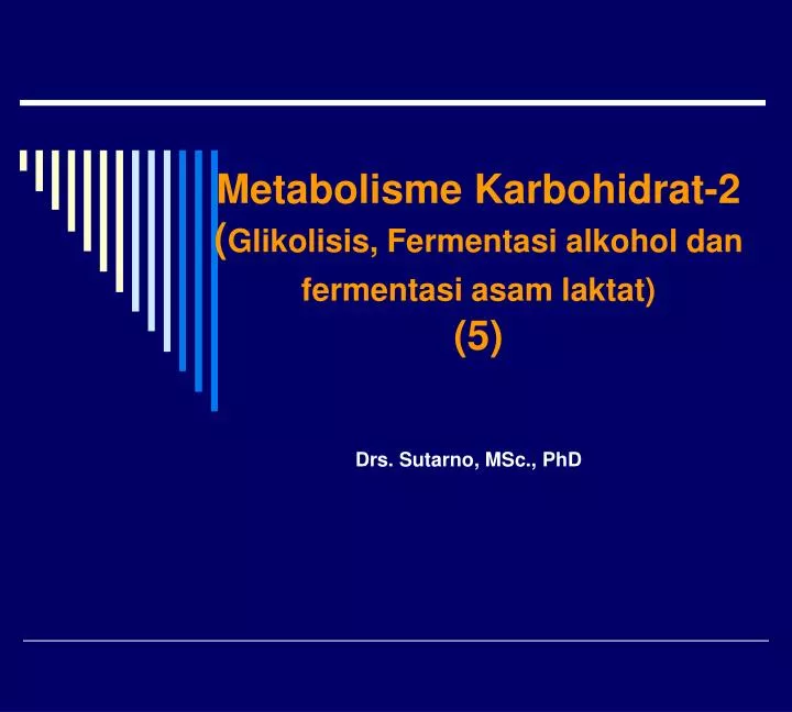 metabolisme karbohidrat 2 glikolisis fermentasi alkohol dan fermentasi asam laktat 5