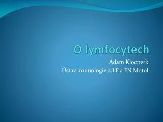 o lymfocytech
