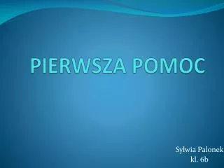 pierwsza pomoc
