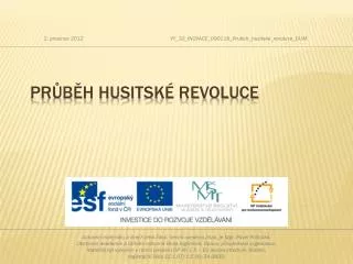 pr b h husitsk revoluce