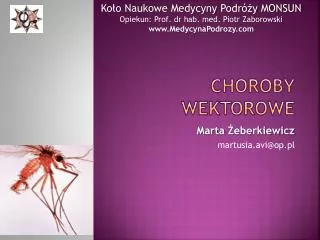 choroby wektorowe