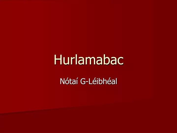 hurlamabac