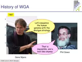 History of WGA