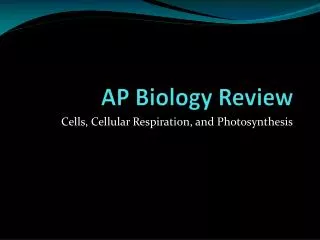 AP Biology Review