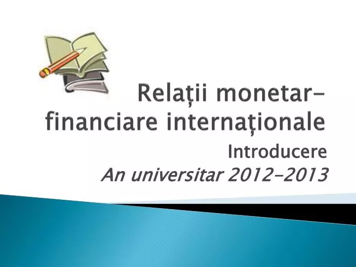 rela ii monetar financiare interna ionale