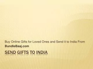 Send Gifts to India