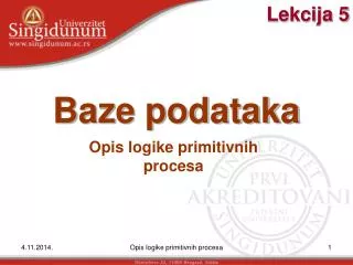 baze podataka