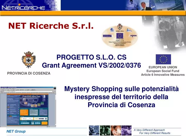 progetto s l o cs grant agreement vs 2002 0376