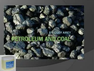 Petroleum and Coal