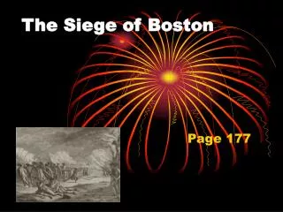 The Siege of Boston